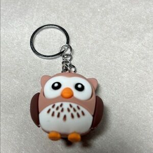 Cute Owl Keychain Bag Charm Backpack Accessory